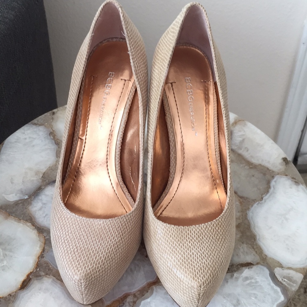 Bcbgeneration Leather Platform Heels - image 2